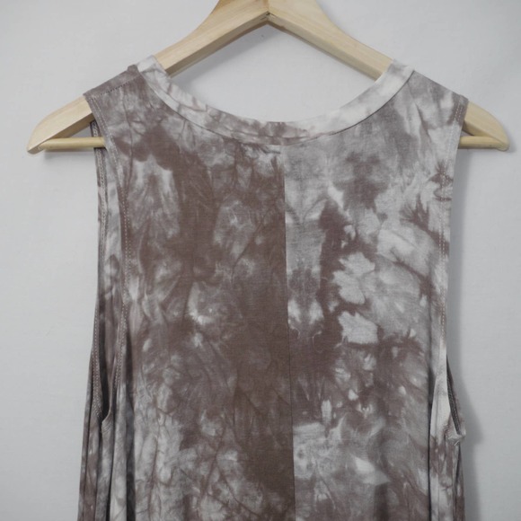 Audrey 3+1 Gray Tie Dye Sleeveless Dress Size M - Picture 6 of 8